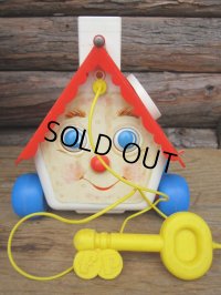 60s Vintage FP Playhouse Pull Toy (PJ331)