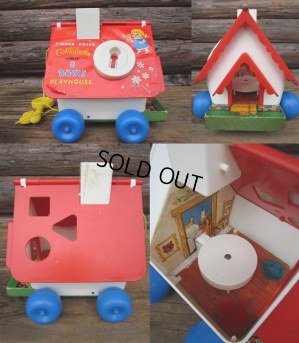 画像2: 60s Vintage FP Playhouse Pull Toy (PJ331)