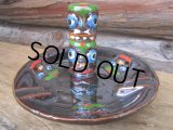 Vintage Totempole Ceramic Ashtray (PJ335)