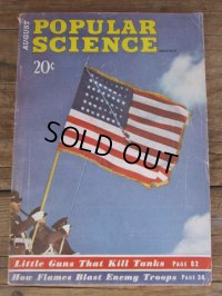 40s Vintage Popular Science Magazine / VOL 141 NO 2 Aug 1942  (PJ350) 