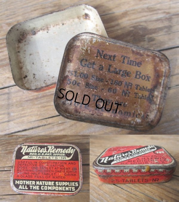 画像2: Vintage NR Tablets Tin Case #S (PJ359)