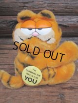 80s Vintage Garfield Plush Doll / I'm... (PJ375) 