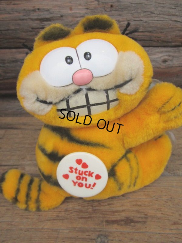 画像1: 80s Vintage Garfield Plush Doll / Stuck on You (PJ374) 