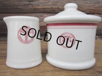 Vintage US ARMY MDS Creamer & Suger Pot (PJ412)