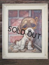 60s GIG Vintage Big Eyes Art Dog #016 (PJ433)