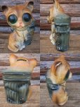 画像2: 60s GIG Vintage Ceramic BIG SAD EYES CAT #A (PJ434)  (2)