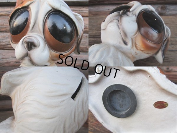 画像2: 60s GIG Vintage Ceramic BIG SAD EYES DOG #XL (PJ435) 