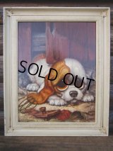 60s GIG Vintage Big Eyes Art Dog #017 (PJ432)