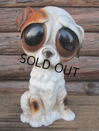 60s GIG Vintage Ceramic BIG SAD EYES DOG #XL (PJ435) 