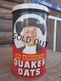 Vintage Quaker Oats Tin Can (PJ442)