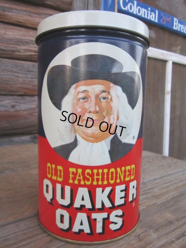 画像1: Vintage Quaker Oats Tin Can (PJ442)