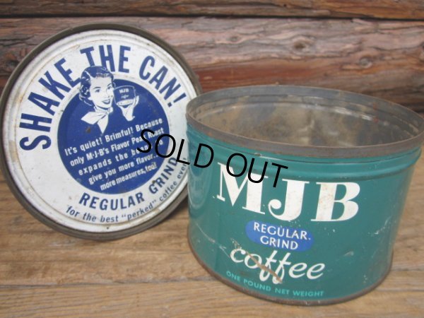 画像1: Vintage MJB Coffee Tin Can (PJ446)