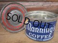 Vintage Manning's Coffee Tin Can (PJ450)