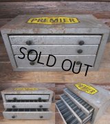 Vintage PREMIER 3 Drawer Tool Part Box (PJ455)
