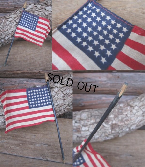 画像2: Vintage US FLAG Old Glory Stars and Stripes #E (PJ462)