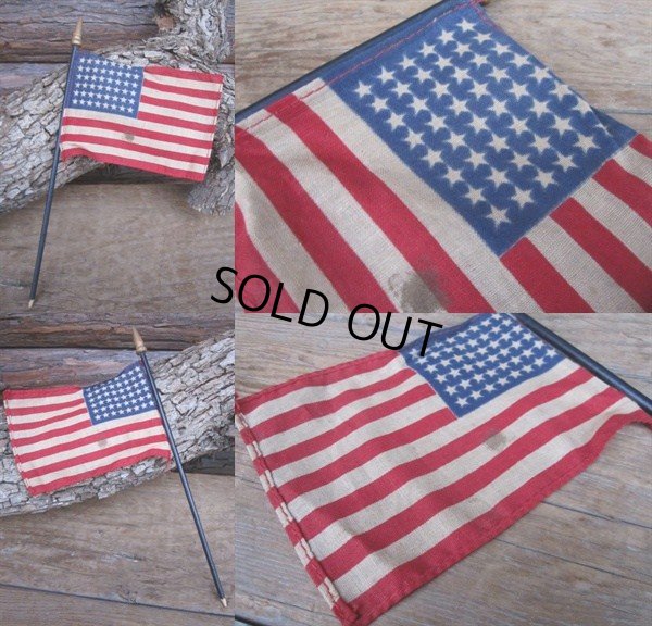 画像2: Vintage US FLAG Old Glory Stars and Stripes #D (PJ461)