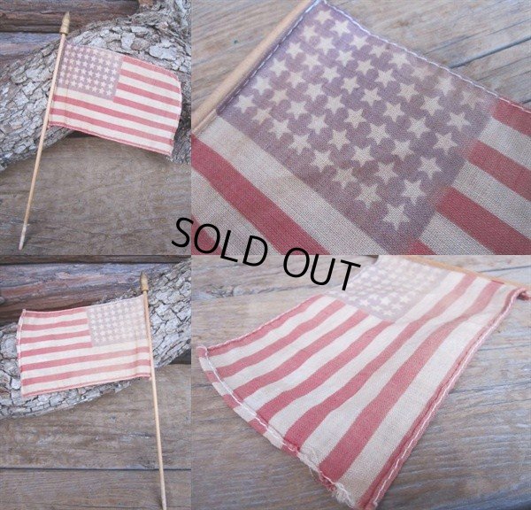 画像2: Vintage US FLAG Old Glory Stars and Stripes #C (PJ460)