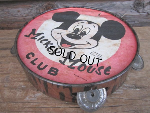 画像1: Vintage Mickey Mouse Club Tambourine (PJ471) 