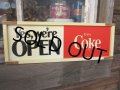 Vintage Coka Cola Sliding Open/Closed Sign (PJ482) 