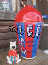 Vintage ICEE BEAR Light Up Store Display Sign (PJ483) 
