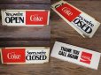 画像2: Vintage Coka Cola Sliding Open/Closed Sign (PJ482)  (2)