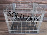 Vintage Meral Wire Milk Crate Blak (PJ485)