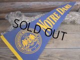 Vintage Pennant / NOTRE DAME (PJ504) 