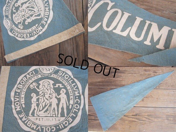 画像2: Vintage College Pennant / COLUMBIA UNIV (PJ503) 