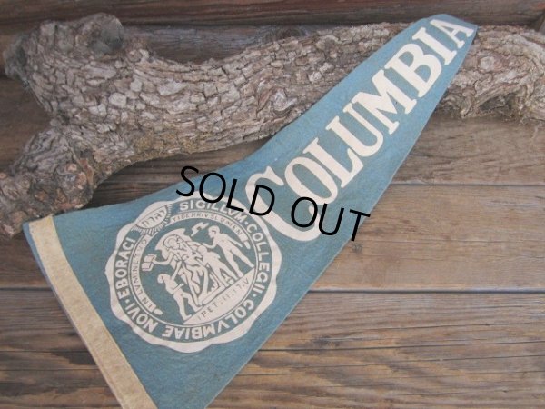 画像1: Vintage College Pennant / COLUMBIA UNIV (PJ503) 