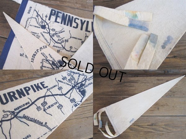 画像2: Vintage Souvenir Pennant / PENNSYLVANIA (PJ501) 