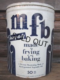 Vintage MFB Shortning Can (AC289) 