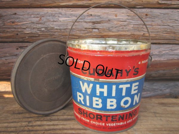 画像1: Vintage Tin Can / WHITE RIBBON (PJ509)  