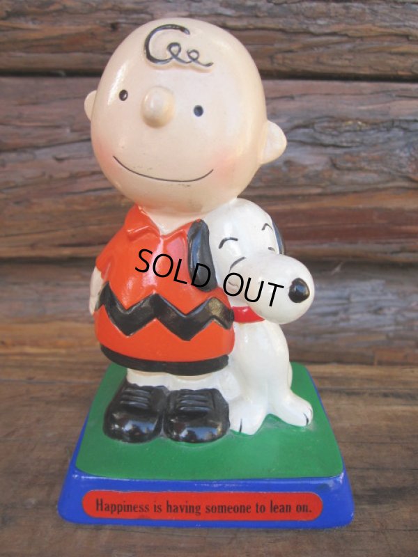 画像1: Vintage Snoopy Ceramic Massage Doll (PJ493)