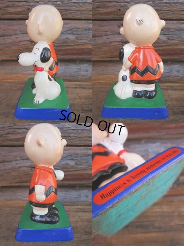 画像2: Vintage Snoopy Ceramic Massage Doll (PJ493)