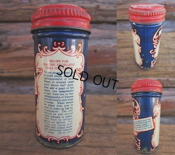 画像3: Vintage MEXENE Chili Powder Can (PJ518)