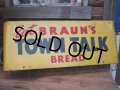 Vintage TOWN TALK BREAD Store Display Sign (PJ533) 