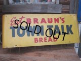 Vintage TOWN TALK BREAD Store Display Sign (PJ533) 