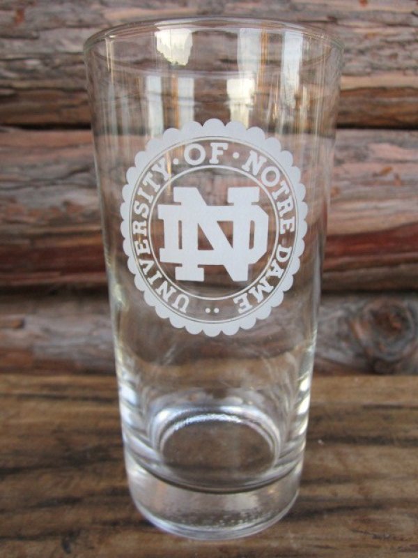 画像1: Vintage Glass / Notre Dame University (PJ537)