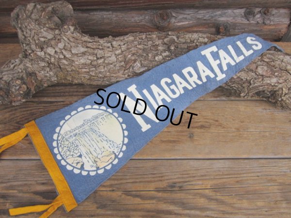 画像1: Vintage Souvenir Pennant / Niagara Falls (PJ506)