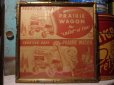 画像1: Vintage Prairie Wagon Advertising Cardbord Sign (PJ562)  (1)