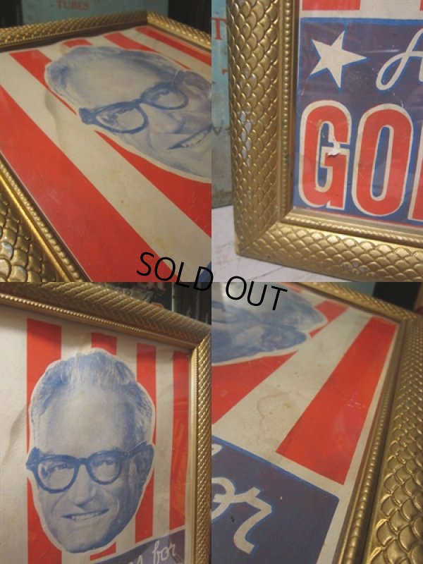 画像2: Vintage BM Goldwater Poster Flame (PJ563) 