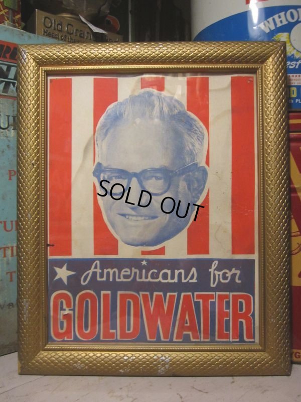 画像1: Vintage BM Goldwater Poster Flame (PJ563) 