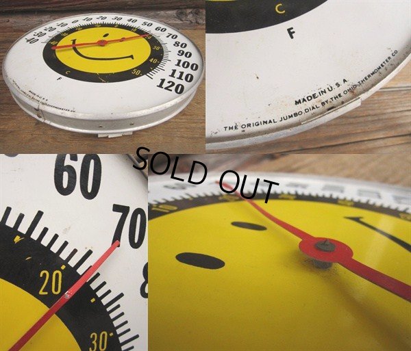 画像2: Vintage Smile Happy Face Thermometer (PJ585)