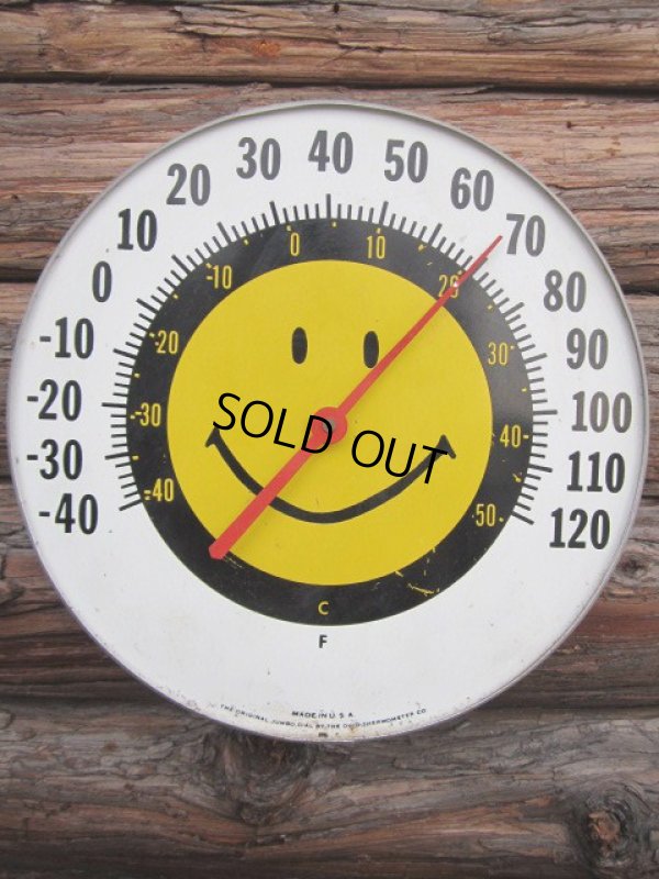 画像1: Vintage Smile Happy Face Thermometer (PJ585)