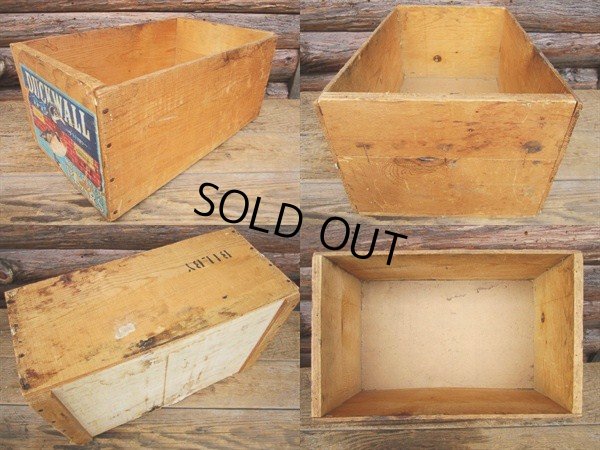 画像3: Vintage Wood DUCKWALL Fruit Crate Box (PJ591) 