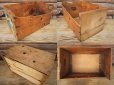 画像2: Vintage Wood Colombine  Fruit Crate Box (PJ589)  (2)