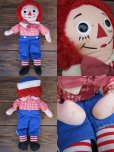 画像2: Vintage Raggedy Andy Rug Doll 40cm (PJ601) (2)