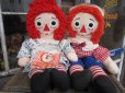 画像1: Vintage Raggedy Anne&Andy / Rug Doll Set #C (PJ600) (1)