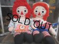 Vintage Raggedy Anne&Andy / Rug Doll Set #C (PJ600)