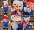 画像2: Vintage Raggedy Anne&Andy / Rug Doll Set #B (PJ599) (2)